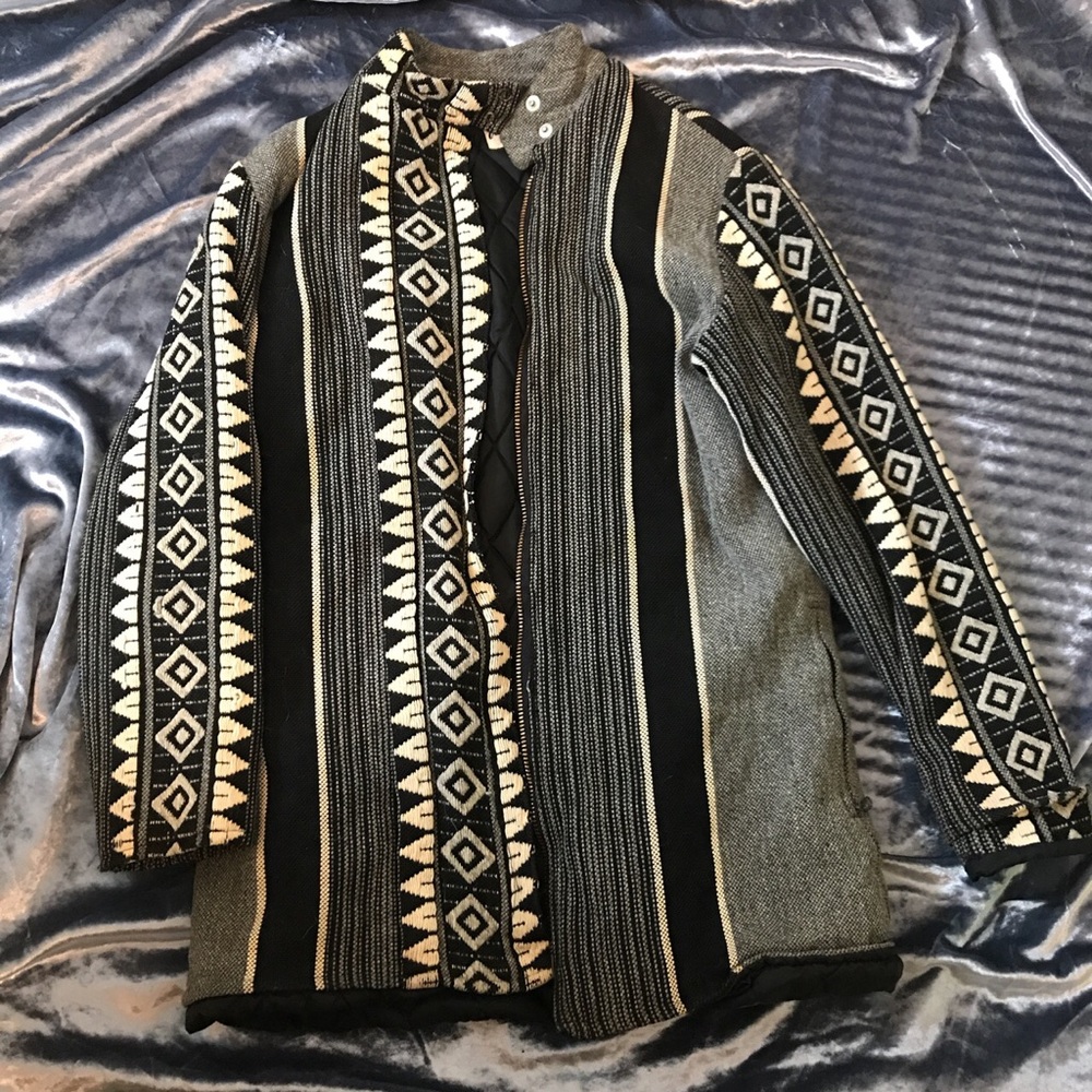 Vintage tribal/bohemian print jacket, size m